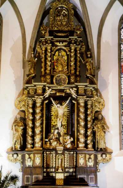 Gesamter Altarretabel